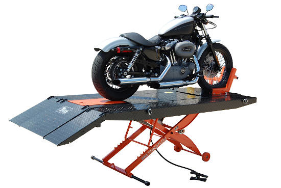 Motorcycle Lift | Diamond Plated | NHProEquip.com