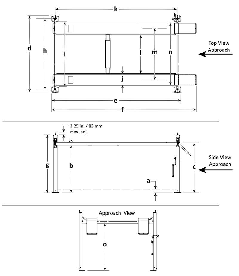 Boat Storage Lift Specs