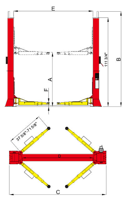 BP-12 Truck Lift Diagram