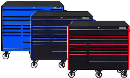 55 inch tool box sale red black blue